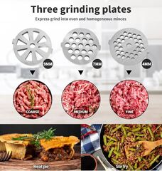 2800W Electric Meat Grinder Mincer Sausage Filler Kibbe Maker Stuffer Kitchen Red (Spector Electric Meat Grinder Mincer Sausage Filler Kibbe Maker Stuffer 800W)