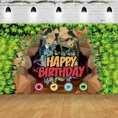 Wild Kratts Backdrop for Birthday Party Caves, Forest Explore Wild ...