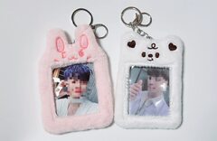 Amazon: Photocard Holder Plush Animal Shape Case for Kpop Idol ...