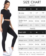 JOLLMONO 2 Piece Short Sleeve Outfits for Women Seamless Crop Tops Set for Women Workout Set (PINKSAVIOR Workout Sets for Women Two Piece Outfits Seamless High Waist Leggings Yoga Crop Tops Athletic Sports Gym Sets)