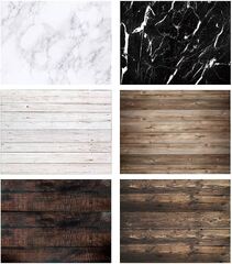 Allenjoy 34..7in Double Sided White Wood Photography Background 2 in 1 Texture Pattern Waterproof Paper Tabletop Backdrop Food Jewelry Cosmetics (Allenjoy Wood Marble)