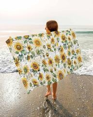 Quick Dry Beach Towel (Sunflower Beach Towel)