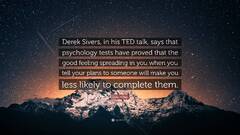 Zoe McKey Quote: “Derek Sivers, in his TED talk, says that ...