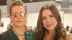 Sophia Bush and Ashlyn Harris look stylish as they attend ...