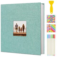 AIOR Self Adhesive Photo Album Magnetic Scrapbook 40 White Pages ...