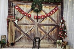 Leowefowa Vinyl Old Barn Door Backdrop ft Rural Western Cowboy Background for Photography Nostalgia Wood Plank Farmland Kids Adults Photo Studio (Cowboy Backdrop Western Party s Wild West Vintage Wooden House Barn Door Photography Background Cowboy Theme Party s Banner Photo)