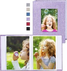 Amazon: Vienrose Small Photo Album Photos, 2 Pack Linen ...