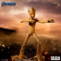 Iron Studios Avengers Endgame BDS Scale Statue 1/10 Groot 24 cm IS89960 (Iron Studios Groot)