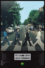 The Beatles Abbey Road Tracks Music 24.5 x 36.5 Laminated (Abbey Road)