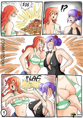 Tuteheavy] Nami vs Carina (One Piece) - One Piece Hentai Doujinshi