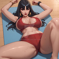 Adoptable] Vampirella Gym 4 by Okosumo on