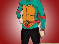 Ninja turtle costume (Disfraz de tortuga Ninja)