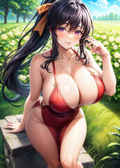 Akeno Himejima (Highschool DxD) by Scarlizz on