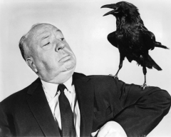 Alfred Hitchcock (Alfred Hitchcock Birds On Shoulder)