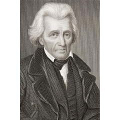 BrainBoosters Andrew Jackson 1767 1845 7th President of The United States of America From The Book Gallery of Historical Portraits Published (Andrew Jackson, 1767-1845)