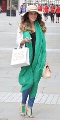 Helen Flanagan cuts a stylish figure as she enjoys some retail ...