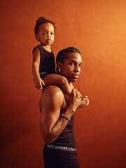 A$AP Rocky models with son RZA in new Savage X Fenty campaign ...