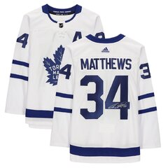 Fanatics Authentic Auston Matthews Toronto Maple Leafs Autographed Blue Alternate Captain Adidas Authentic Jersey (Auston Matthews Toronto Maple Leafs)