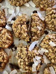 Healthy Peanut Butter Banana Oatmeal Cookies - My Savory ...