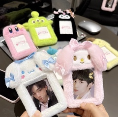 Sanrio Kuromi Plush Photocard Holder 3 Cartoon Bus Card Bag ...