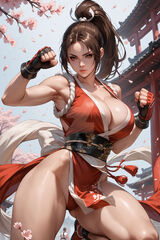 Beautiful Mai Shiranui by AIbrothers on