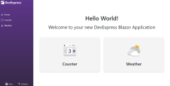 Blazor (DevExpress Blazor Application)