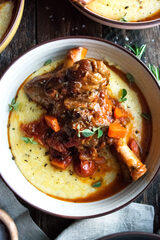 Braised Lamb Shanks with Creamy Polenta - The Original Dish