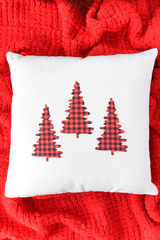 DIY Buffalo Check Christmas Pillow with Infusible Ink