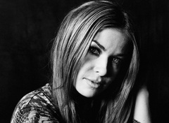 Carmen Electra Black and White Close up s for...