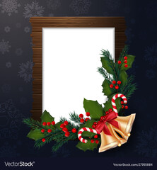 Christmas background with copy space Royalty Vector