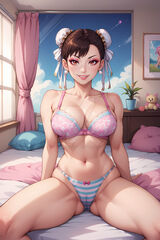 Chun-Li - Cute Lingerie by SugoiSeduction on