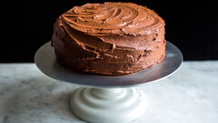 Chocolate cake (Devil's Food Cake With Black Pepper Buttercream)