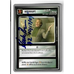 Corbin Bernsen Signed 1994 Star Trek The Next Generation Game Card