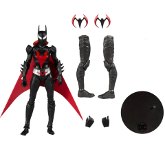 McFarlane Toys 7-Inch DC Batman Beyond Batman Action Figure with 22 Moving Parts (DC Multiverse Build A Action Figure Batwoman (Batman Beyond))