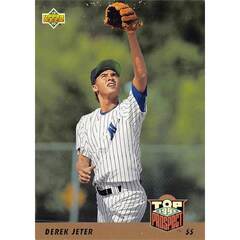 Derek Jeter (Derek Jeter New York Yankees 1993 Upper Deck RC #449 Card -)