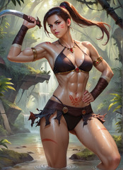 Sexy warrior by Jazzjoyo on