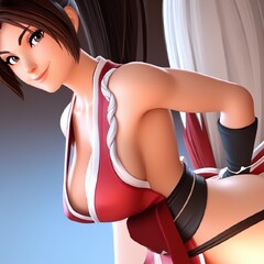 Mai Shiranui by antojoartificial on