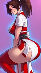 Mai Shiranui by antojoartificial on