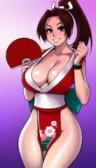 Mai Shiranui by antojoartificial on