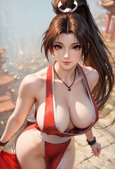 Mai Shiranui Fatal Fury by AIStudio1111 on