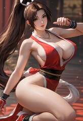 Mai Shiranui Fatal Fury by AIStudio1111 on