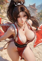 Mai Shiranui Fatal Fury by AIStudio1111 on