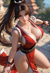 Mai Shiranui Fatal Fury by AIStudio1111 on