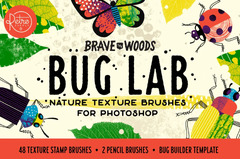 Bug Lab - Nature Texture Brushes for Photoshop - YouWorkForThem