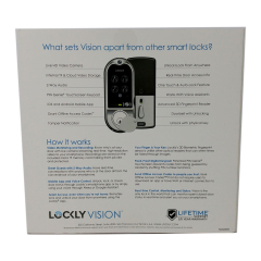 Lockly Vision Deadbolt with Video Doorbell Smart Lock