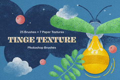 Tinge Texture Photoshop Brushes - YouWorkForThem