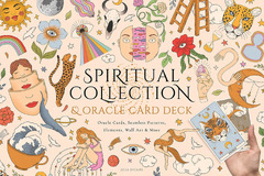 Spiritual Collection Oracle Cards Graphics - YouWorkForThem