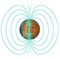 Earth's Magnetic Field by Science Photo Library