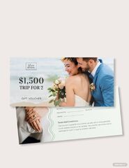 FREE Wedding Voucher & Examples Template - in Word ...