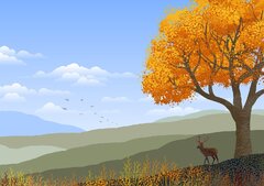 Fall Autumn Mountain Royalty-Free Stock Illustration ...